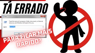 Mexer no Msconfig pra deixar a máquina mais rápida?