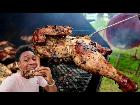 $3 CHICKEN HEAVEN!! WORLD'S CHEAPEST JERK!! 🇯🇲