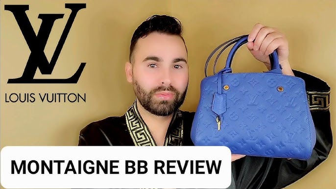 Louis Vuitton Montaigne BB Empreinte Bag Review, What Fits; Gauze