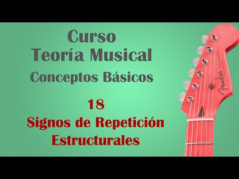 Curso de Teoría Musical - Conceptos básicos: 18   Símbolos de repetición estructurales