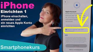 NEU iPhone Kurs mit iPhone 15: Starten und einrichten ohne Datenüberspielung mit neuem Apple Konto.