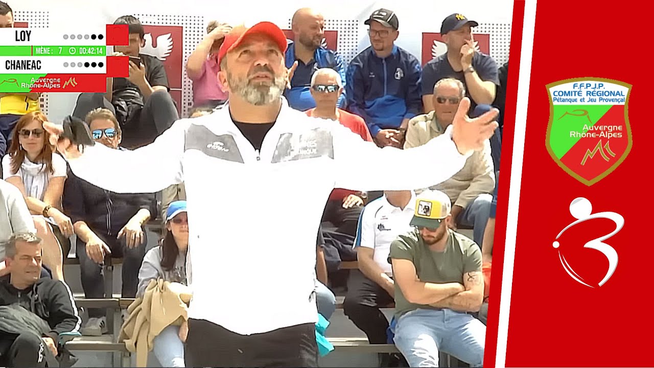 Miniature : Huitième LOY vs CHARLET : Championnats Régionaux Auvergne Rhône-Alpes de pétanque 2023 à Rumilly