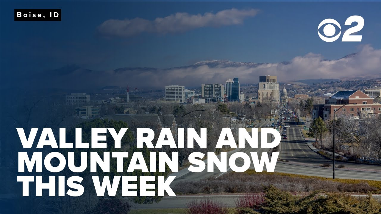 Next Weather Maker: Valley Rain and Mountain Snow Wednesday - YouTube