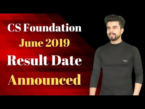 CS Foundation Result Announcement for June 2019 Exam | ICSI Announcement | Prof Jatin Dembla