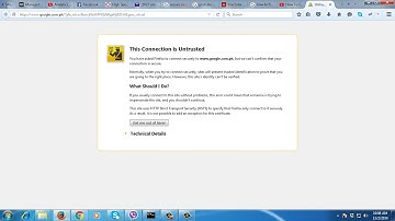 How to fix "This Connection is Untrusted" in Mozilla Firefox