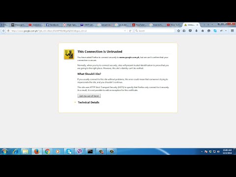 How to fix "This Connection is Untrusted" in Mozilla Firefox
