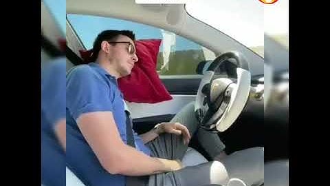 Tesla car autopilot mode