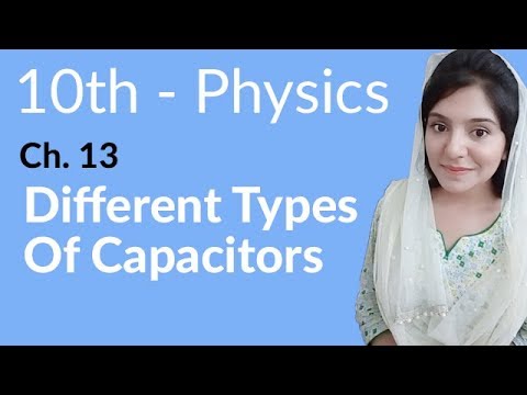 10th Class Physics Chapter 13 - Different Types of Capacitors - Physics ...