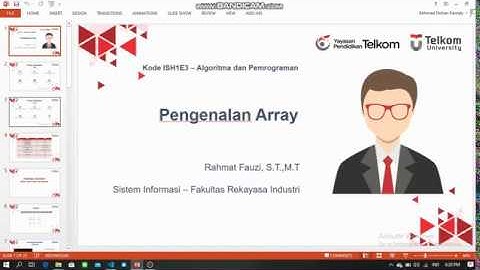 ARRAY - AKHMAD DZIHAN KAMALY - 1202190143