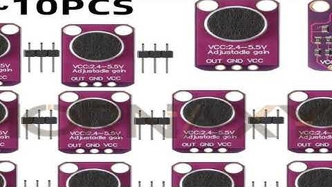 1-10PCS GY-MAX4466 Electret Microphone Amplifier Module MAX4466 Adjustable Gain For Arduino