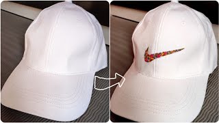 Diy embroidered hat || Embroidery for beginners - Let's Explore