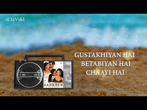 Gustakhiyan Lyrical Video  Aadesh Shrivastava Vasundhara D  Amitabh Sushmita Akshay  Aankhen