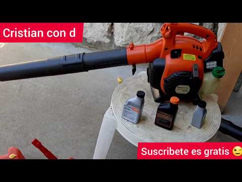 Video: ¿Cómo se mezcla el gas para un soplador de hojas?