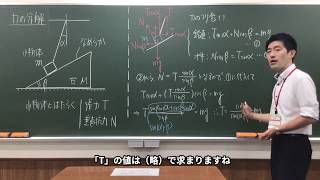 力の作図④（２つの角度による力の分解）定期テスト頻出