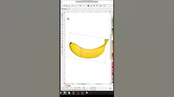 Masking Banana in CorelDraw #shorts #coreldraw #tutorial #masking #banana #tips