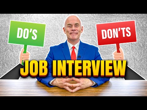Video: Gjør og ikke hva med å gjennomføre et intervju?