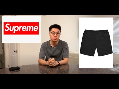 SS20 Supreme Nylon Water Shorts in Black Floral - YouTube