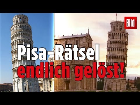 Video: Wissenschaftler stoppen den Fall des Schiefen Turms von Pisa