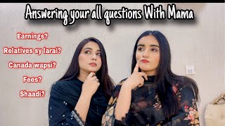 Answering your all Questions with Mama 💗-