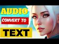 Audio to Text in Seconds | Free AI Transcription Tutorial | KKBravo A