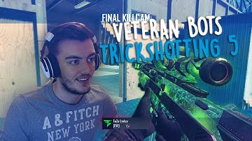 FaZe Linkzy Trickshots Veteran Bots #5 (2 SHOTS)