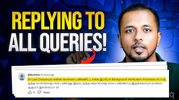 Abscond from job (OR) Terminated from job (OR) Fired from job (OR) |Background verification in தமிழ்