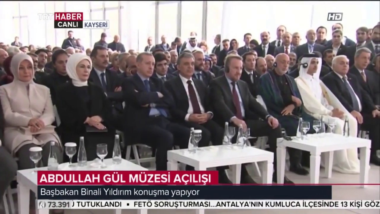 Cumhurbaşkanlığı Abdullah Gül Müzesi ve Kütüphanesi Açılış Töreni