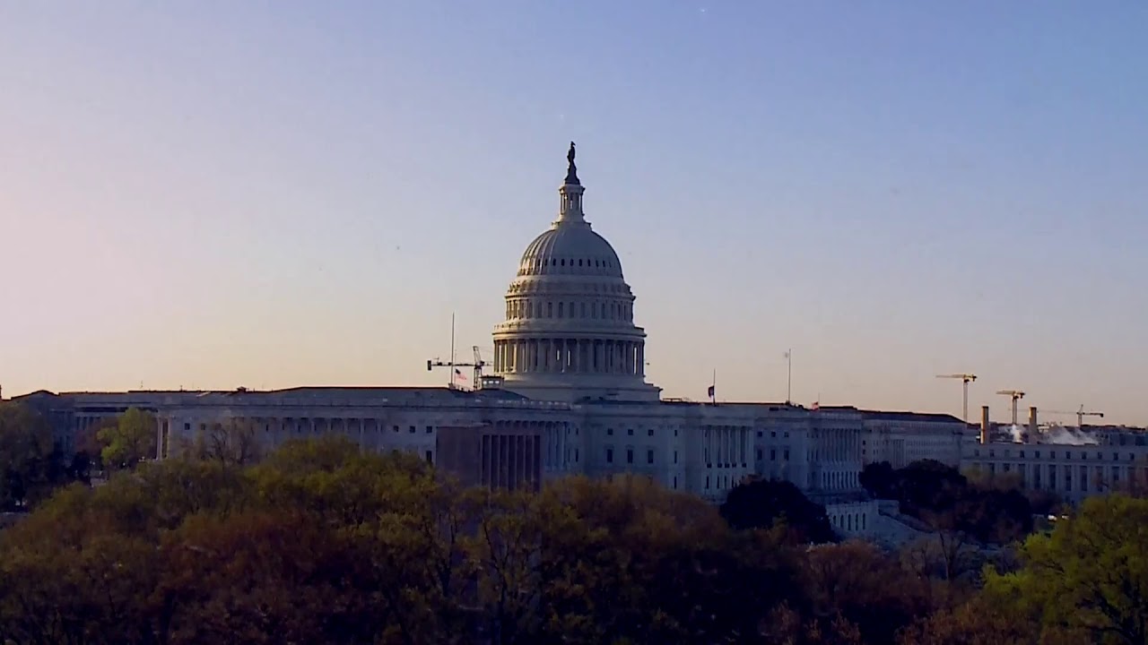 View of Capitol Hill in lockdown due to 'security threat'  | Live Now