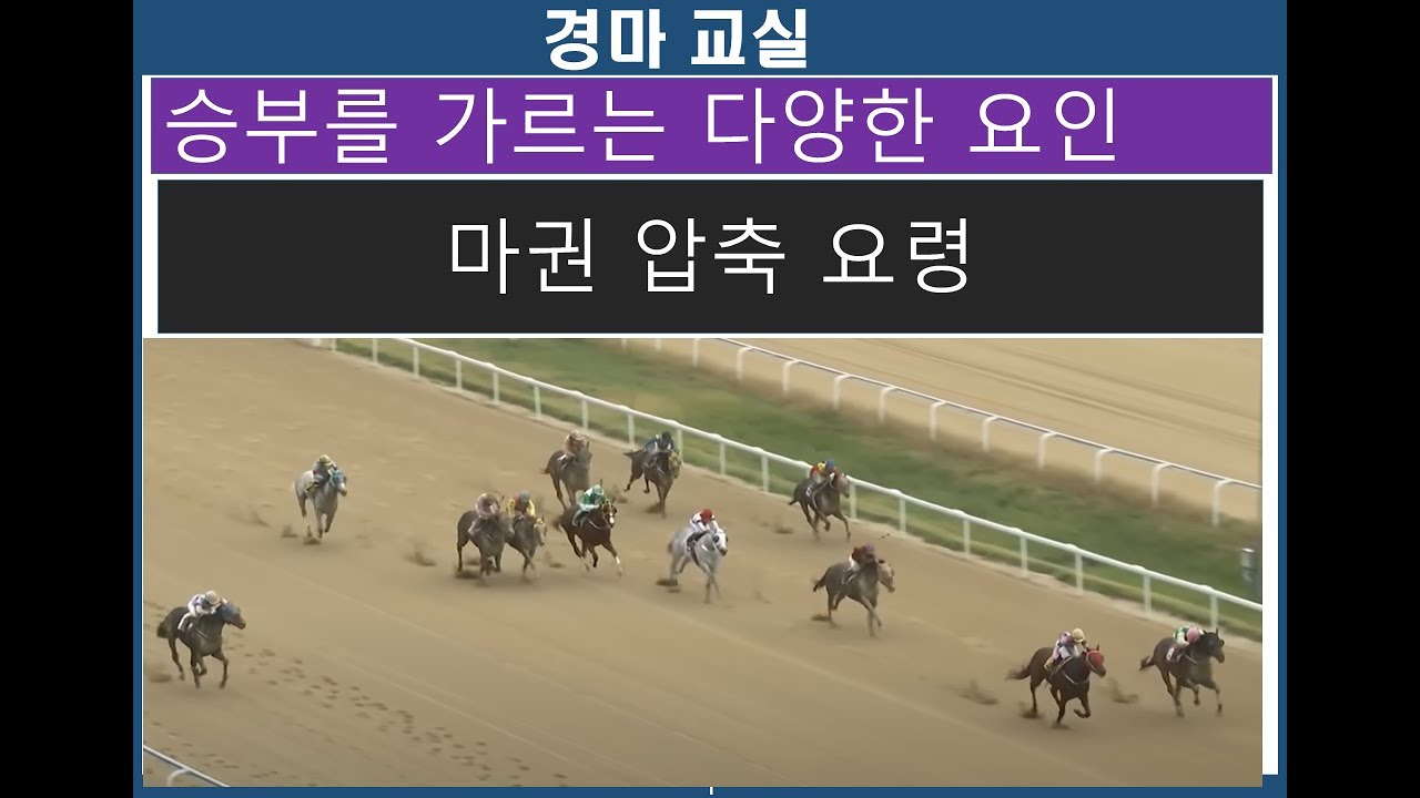 경마교실 /인기마 압축 방법