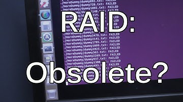 RAID Part 1: RAID can fail and lead to data loss
