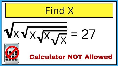 Nice square root Math simplification Problem || Find the value of X||