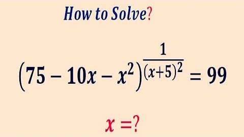 An Easy method to Beat this Algebra problem | Olympiad Question | x=?