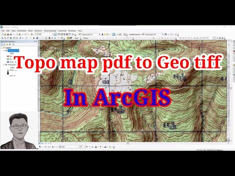 Tutorial convert topo map PDF file to Geo tiff [04/11/2020]
