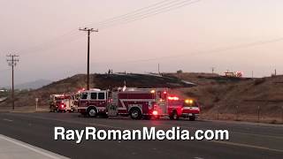 October 2, 2017 - 6:40pm video footage by ray roman
http://rayromanmedia.com 10/2/17 brush fire at i-15/i-215 in murrieta,
ca. this was my viewpoint from a n...