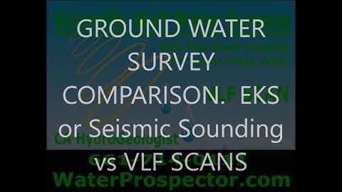 Locate Ground Water, Seismic vs VLF w captions www.WaterProspector.com