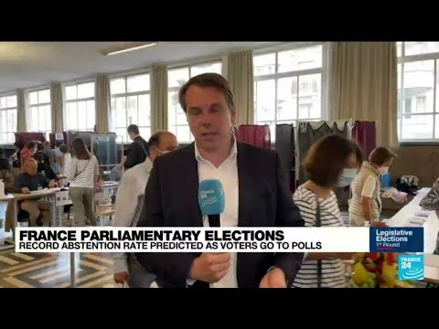 Record abstention rate predicted in French parliamentary elections • FRANCE 24 English