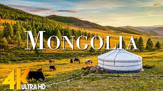 Mongolia 4K  Scenic Relaxation Film With Inspiring Cinematic Music and Nature | 4K Video Ultra HD