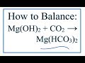 Balancing Chemical Equations Concepts