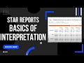 Weekly star report from str basics of interpretation