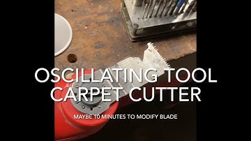Oscillating Tool Carpet cutter