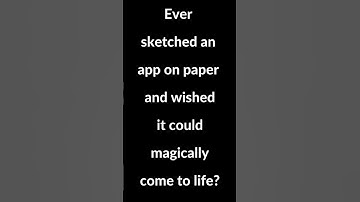 Transform Sketch into App UI Instantly with AI🚀 #SketchToApp  #shortvideo #short #ytshorts #shorts