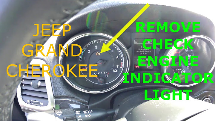 How to reset check engine light jeep grand cherokee