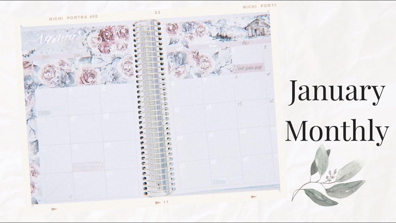 January Monthly Plan With Me + Planner Favorites TAG | Sadie's Stickers | Recollections Planner