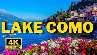 Lake Como 4k Scenic Relaxation With Peaceful Music