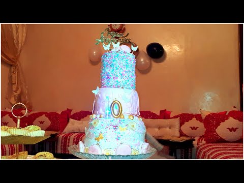   كيك ديزاين بثلاث طبقات و ثلاث نكهات هدى أم البنات