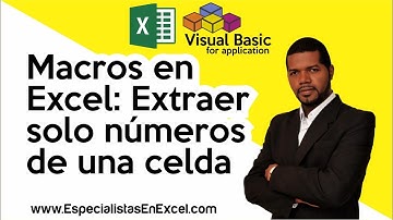 Macros en excel, extraer números de una Celda de Excel, capacitación excel,  vba, excel vba