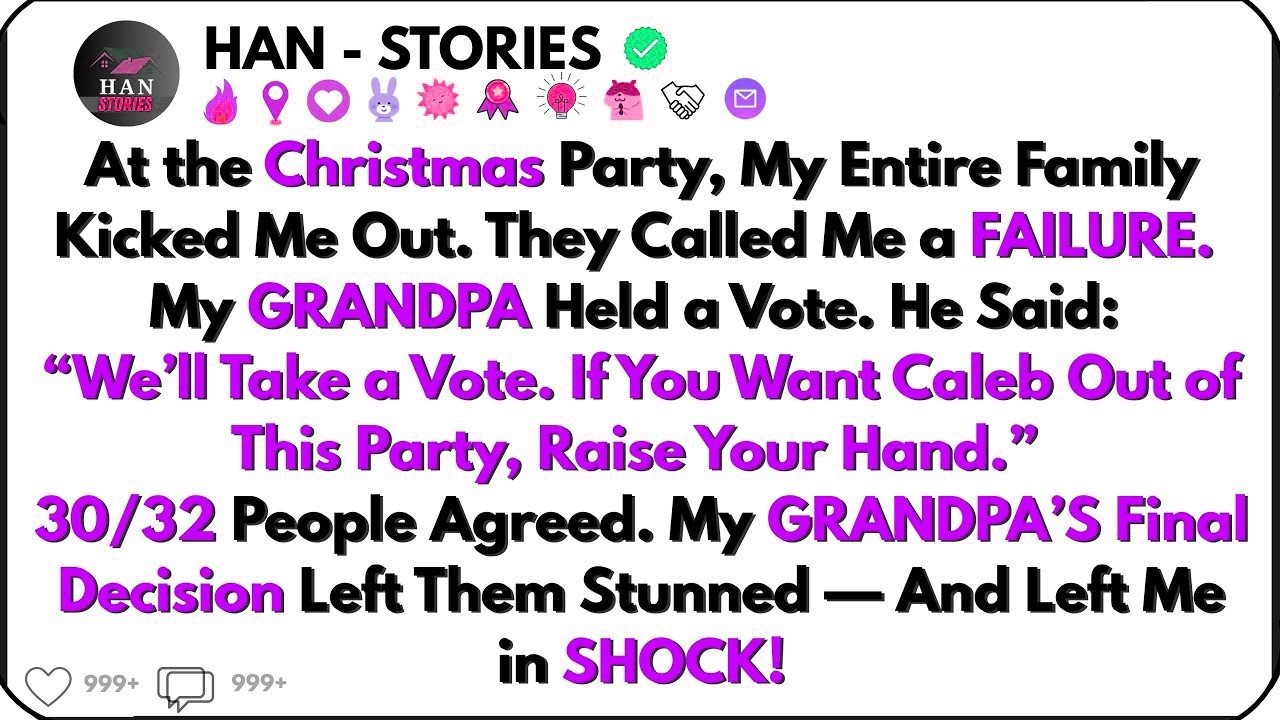 My Entire Family Voted Me Out of Christmas Dinner — But What Grandpa Did Next Shattered Them