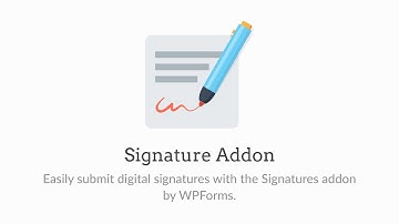 Signature Addon by WPForms