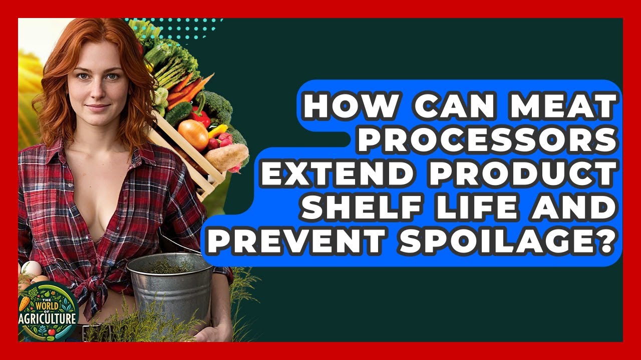 How Can Meat Processors Extend Product Shelf Life And Prevent Spoilage? - The World of Agriculture