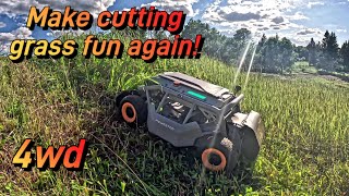 The Best RC Lawn Mower? Mowrator S1 Pro 4wd